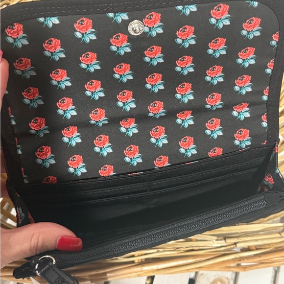 Vera Bradley Black Quilted Women's Wallet - Picture 3 of 3